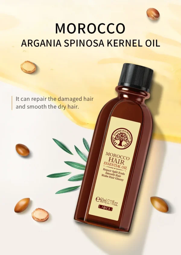 LAIKOU Morocco Hair Essential Argan Essence Oil 60ml